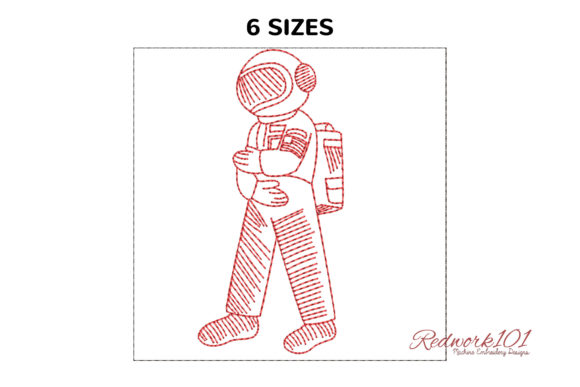 Astronaut in Suit Machine Embroidery Review