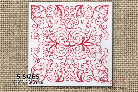 Baroque Design Pattern Review for Embroidery Projects