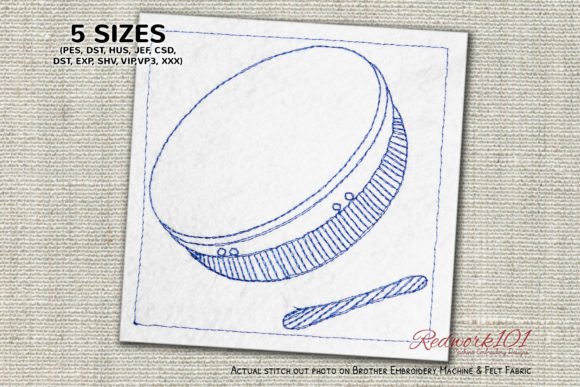 Bodhran Irish Frame Drum Embroidery