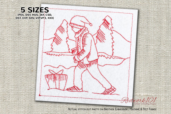 Christmas Boy Design Review for Embroidery Projects