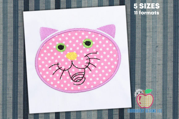 Happy Cat Face Applique Pattern Review