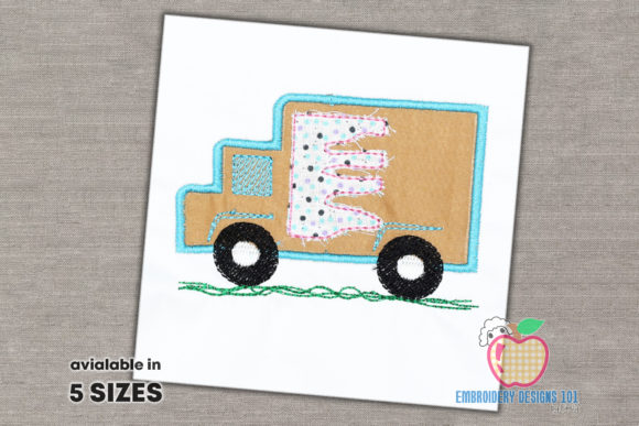 Ice Cream Box Truck Embroidery Review