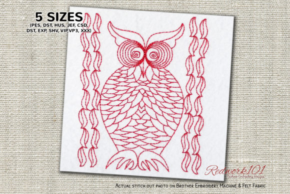 Owl Ornament Design Review for Apparel Projects