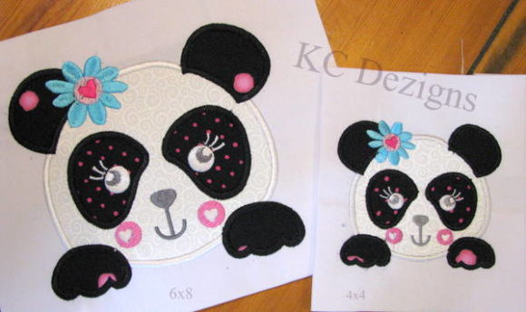 Panda Face Applique Review for Embroidery Sellers