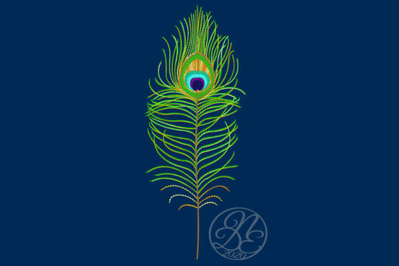Peacock Feather Motif - in the Hoop Review