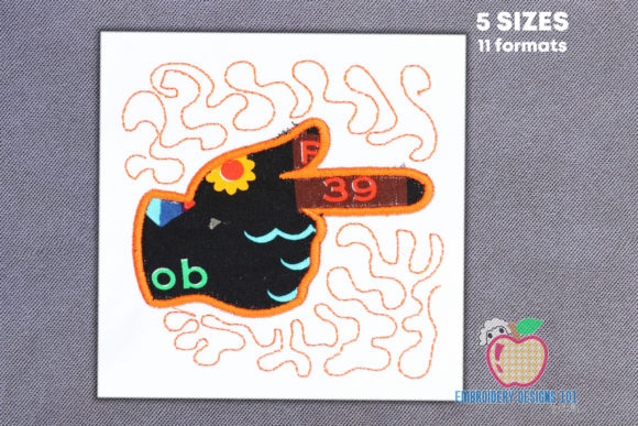 Pointing Hand Applique Review for Embroidery Sellers