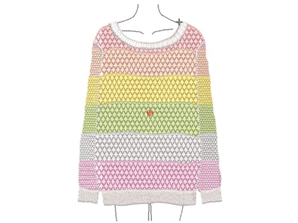 Rainbow Sweater Embroidery Review