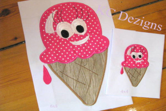 Smiley Ice Cream Embroidery Review